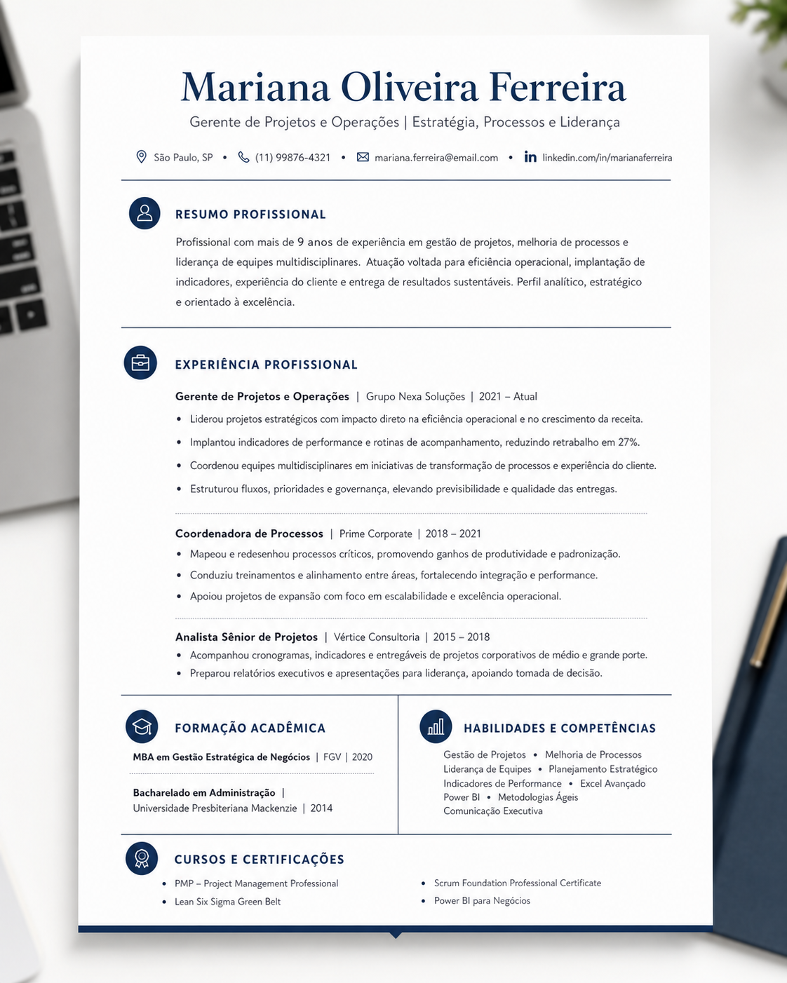 Preview do Modelo Principal Premium
